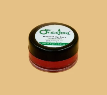 Orgatma Natural Lip Care Fruit Burst with Almond Oil & Cocoa Butter- 6GM